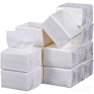 Napkins easily degradable